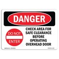Signmission OSHA Danger Sign, 12" Height, 18" Width, Rigid Plastic, Chemical Spray In Progress, Landscape OS-DS-P-1218-L-2417